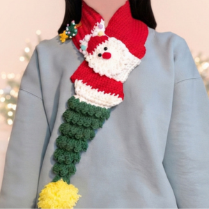 Crochet Christmas Scarf Pattern 7