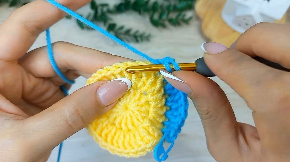 Crochet Daisy Flower Coaster Pattern 5