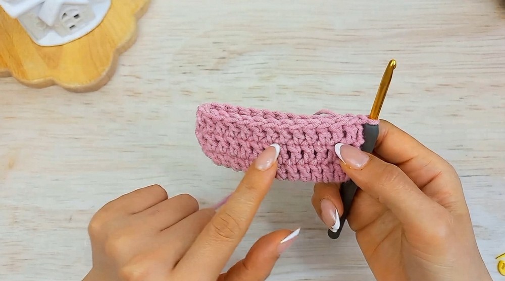 Crochet Drawstring Pouch Pattern 4