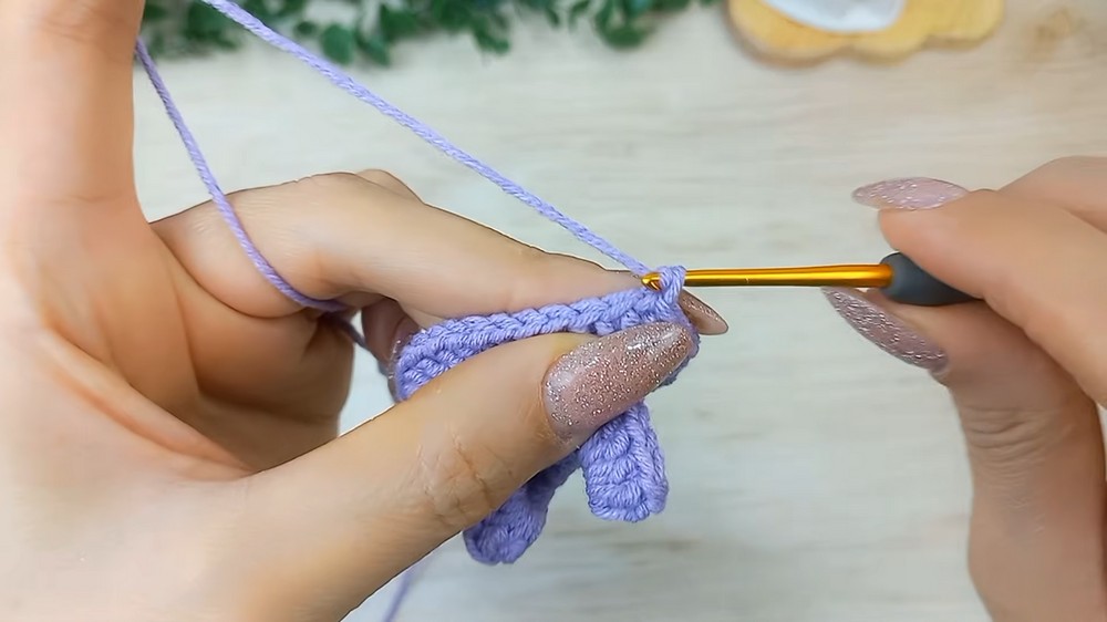 Crochet Mini Dress Keychain Pattern 4