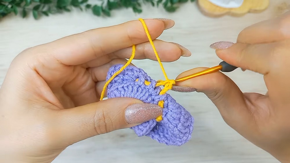 Crochet Mini Dress Keychain Pattern 5