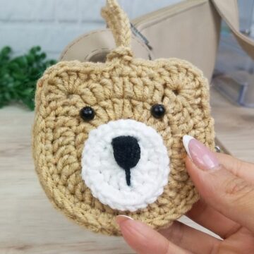 Crochet Small Bear Pouch Pattern 7