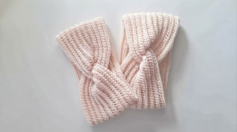 Crochet Twisted Headband Pattern 7