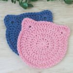 Cute Crochet Cat Coaster Pattern 7