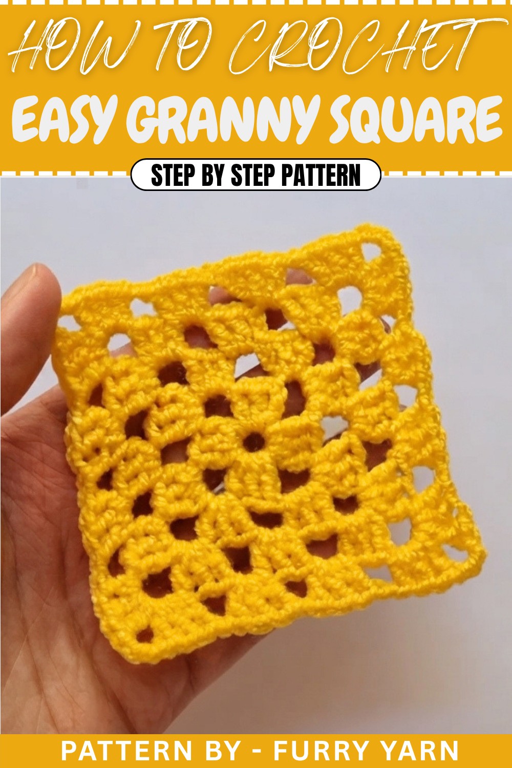 Easy Crochet Granny Square Pattern