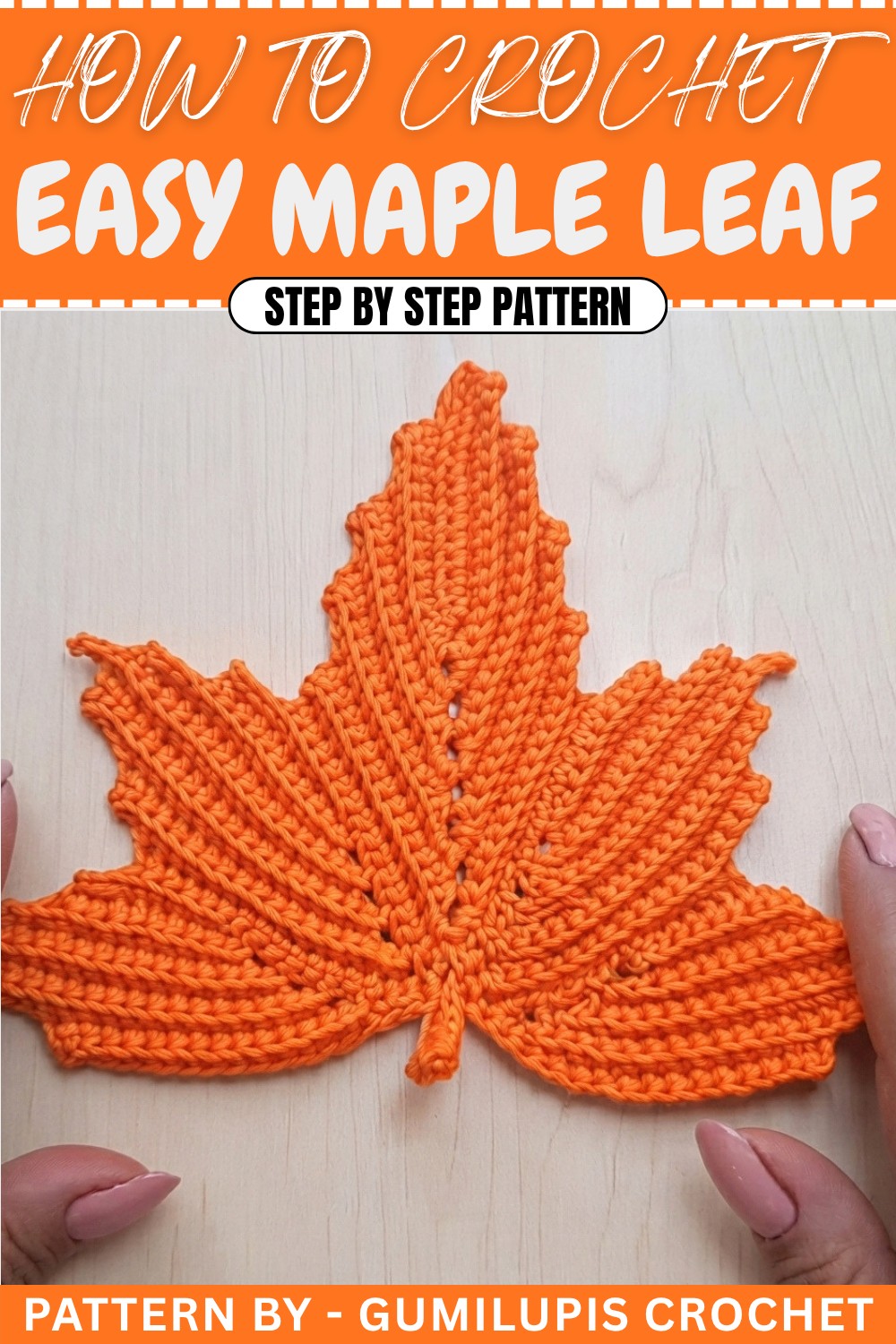 Easy Crochet Maple Leaf Pattern