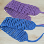 Easy Crochet Mesh Hairband Pattern 7