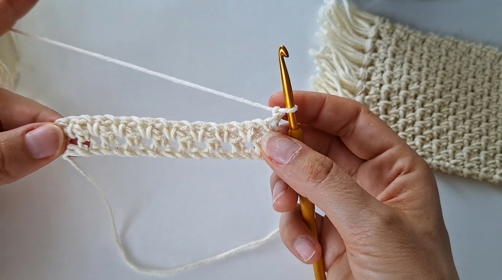 Easy Crochet Mug Rug Pattern 3