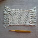 Easy Crochet Mug Rug Pattern 7