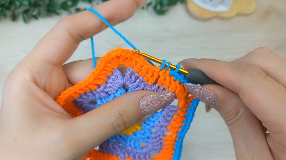 Easy Crochet Star Pouch Pattern 5