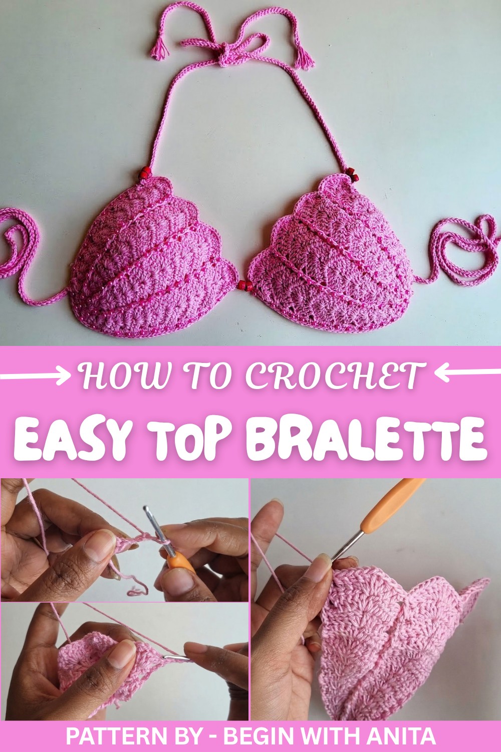 Easy Crochet Top Bralette Pattern