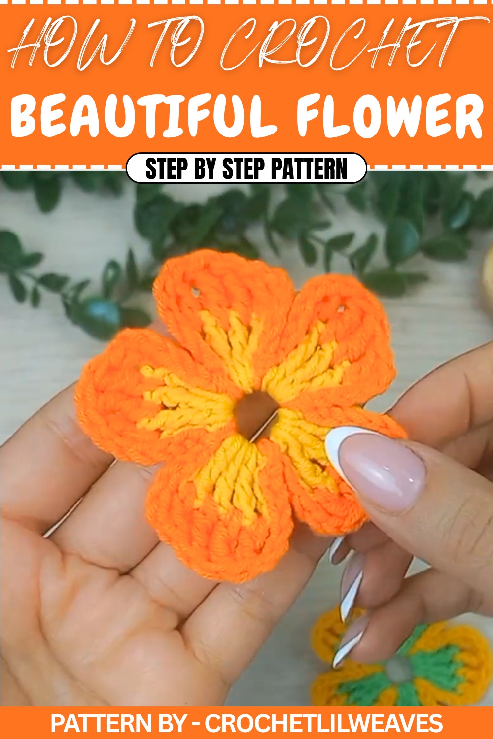 Free Beautiful Crochet Flower Pattern