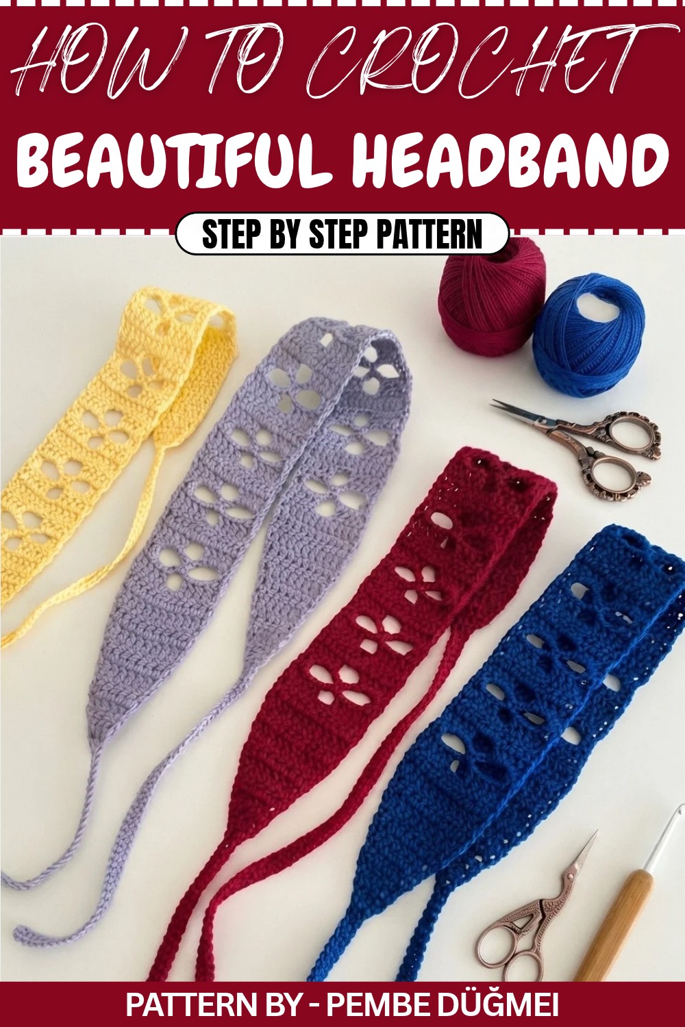 Free Beautiful Crochet Headband Pattern