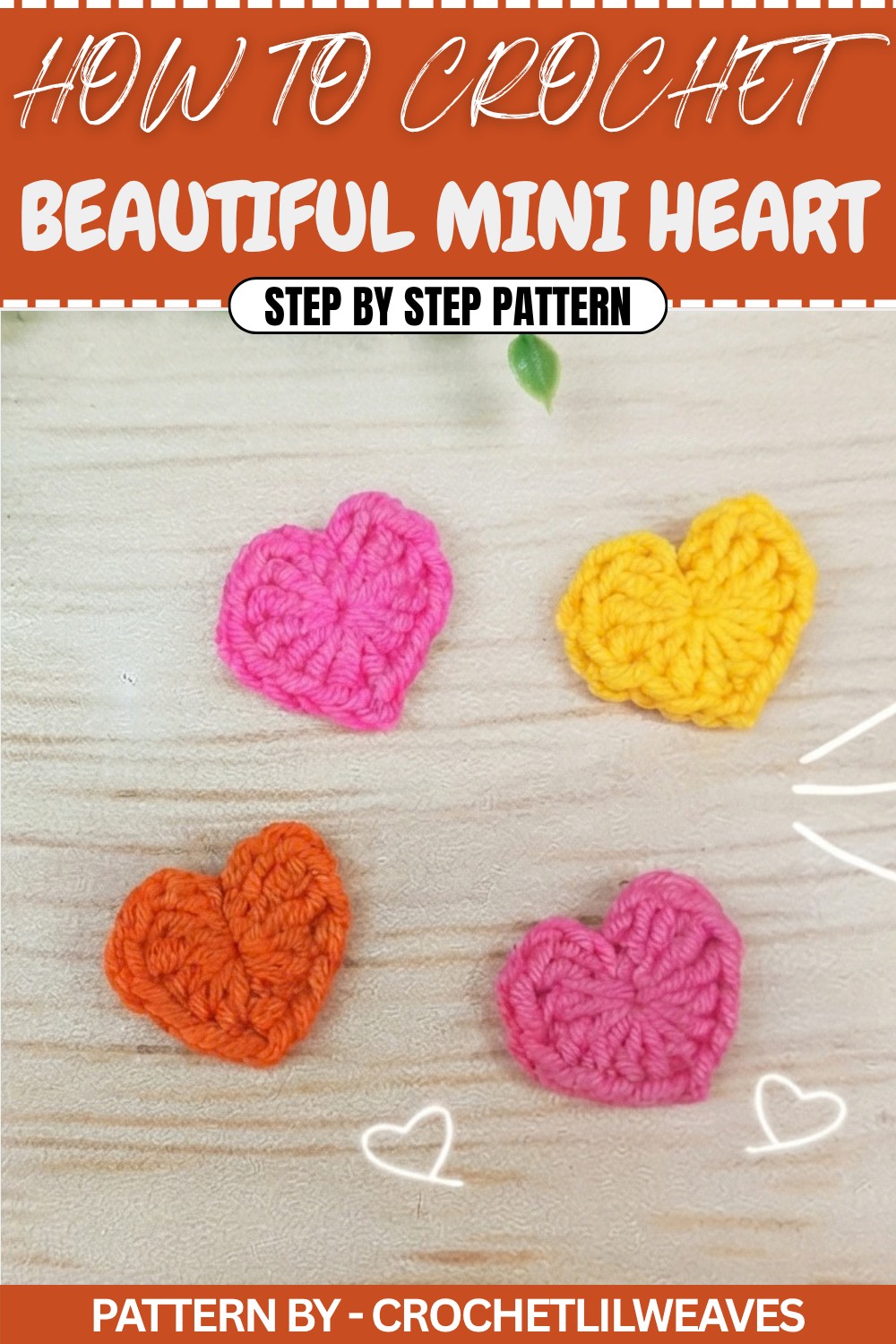 Free Beautiful Crochet Mini Heart Pattern