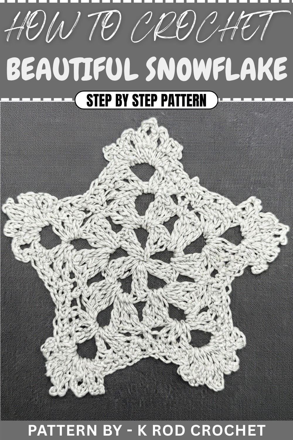 Free Beautiful Crochet Snowflake Pattern
