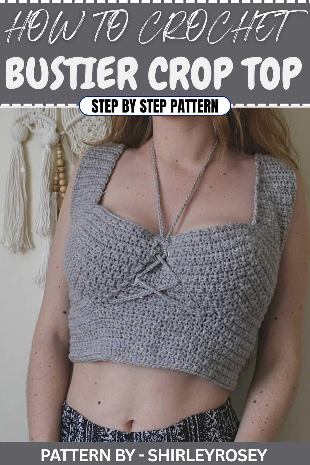 Free Crochet Bustier Crop Top Patter