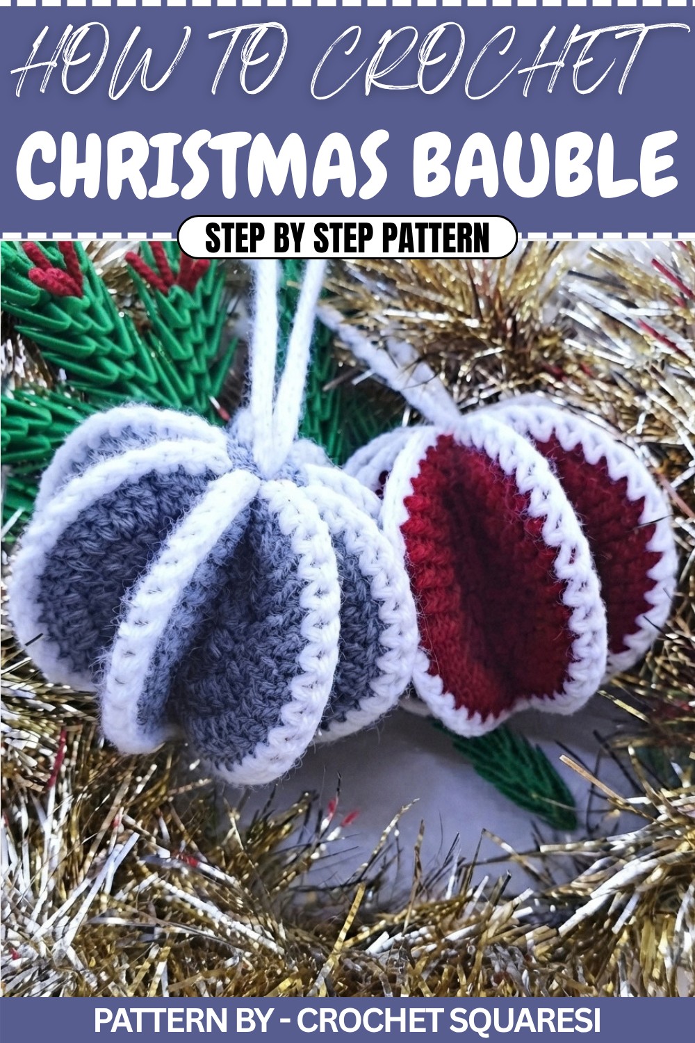 Free Crochet Christmas Bauble Pattern