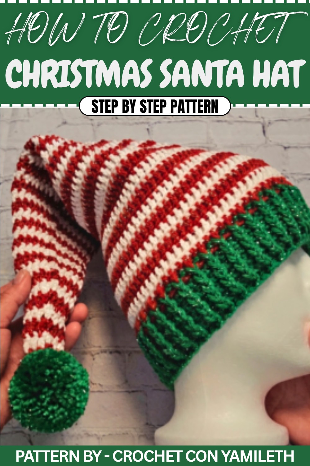 Free Crochet Christmas Santa Hat Pattern