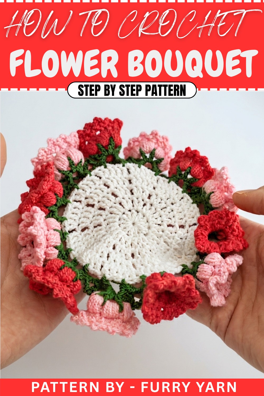 Free Crochet Flower Bouquet Pattern