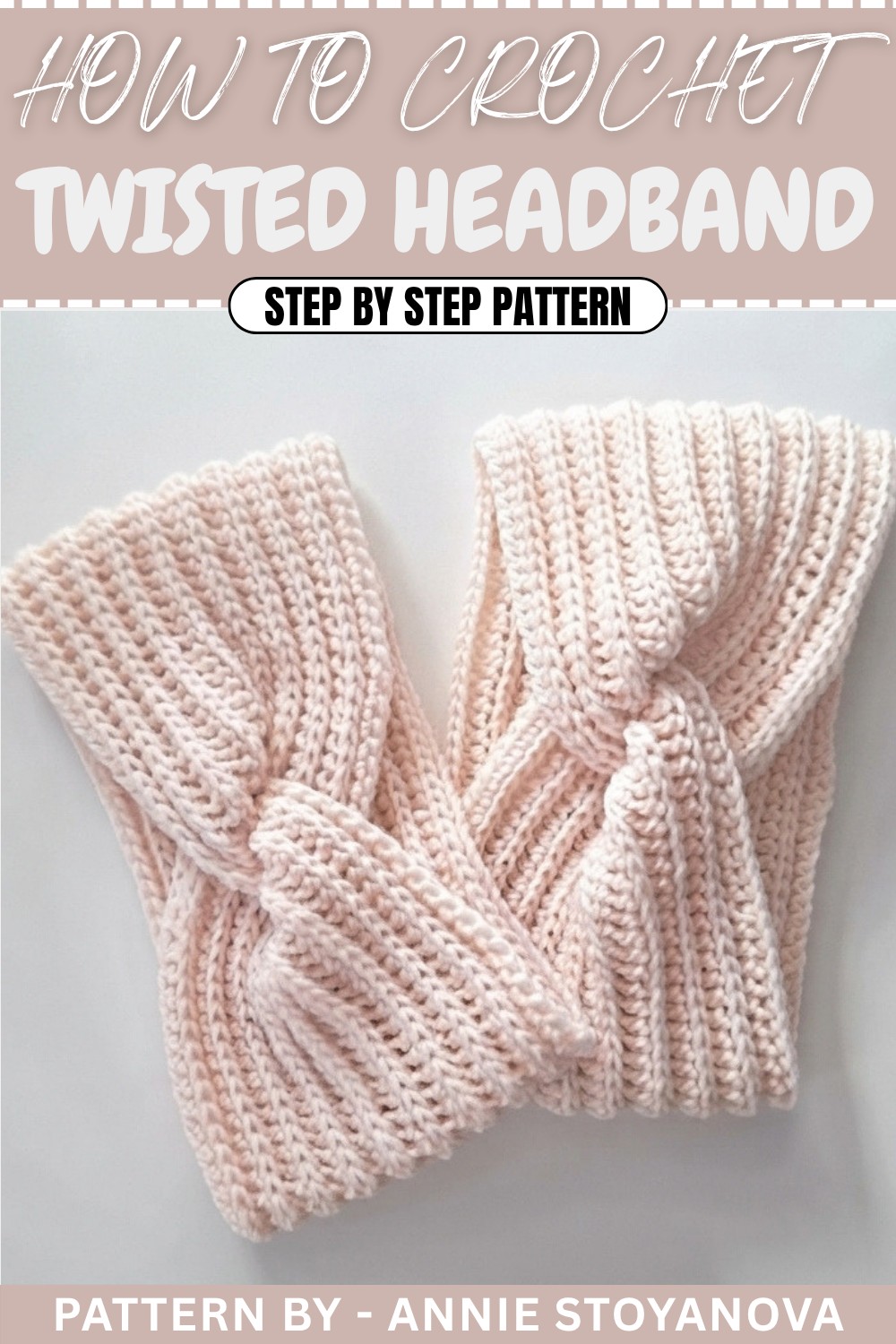 Free Crochet Twisted Headband Pattern