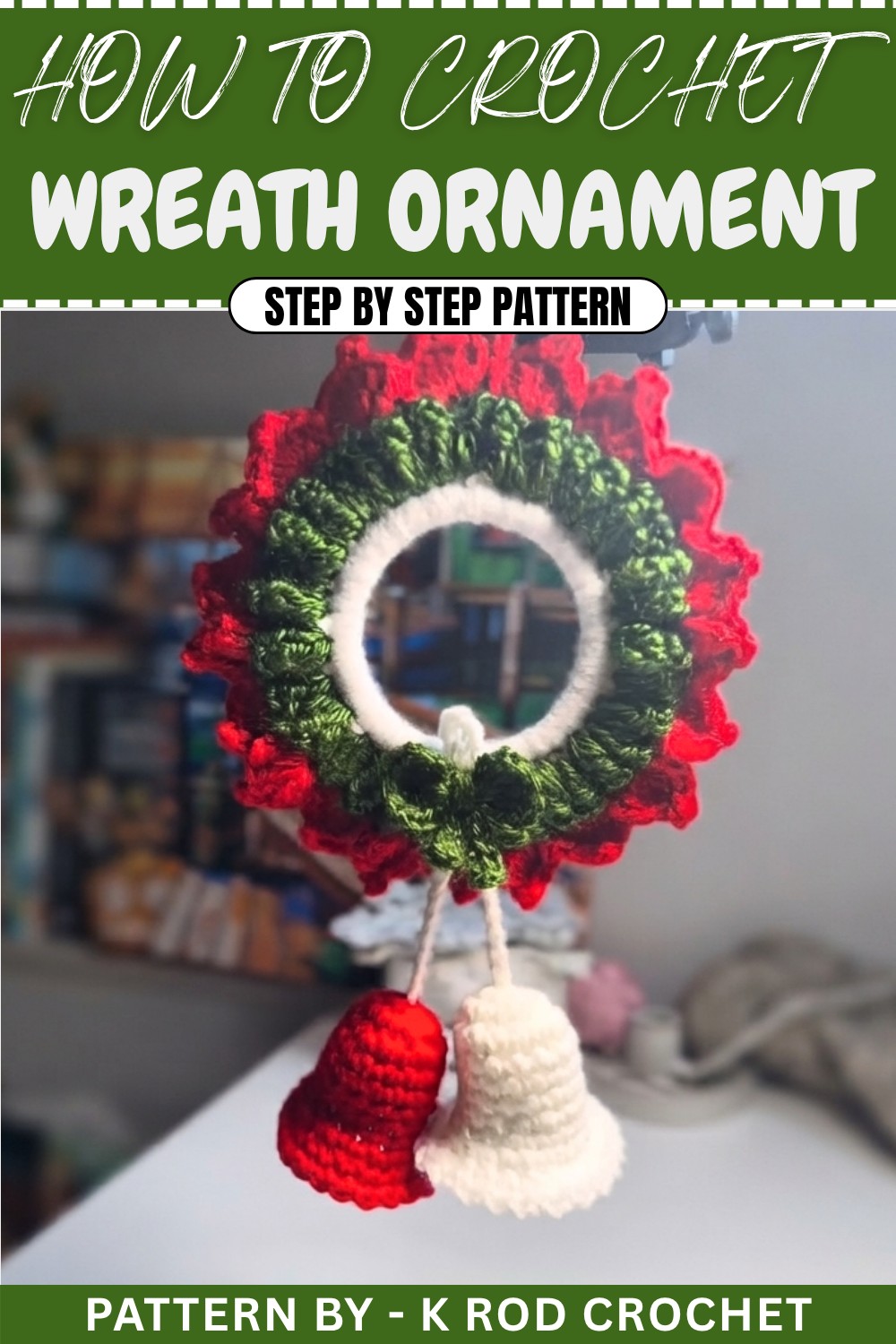 Free Crochet Wreath Ornament Pattern