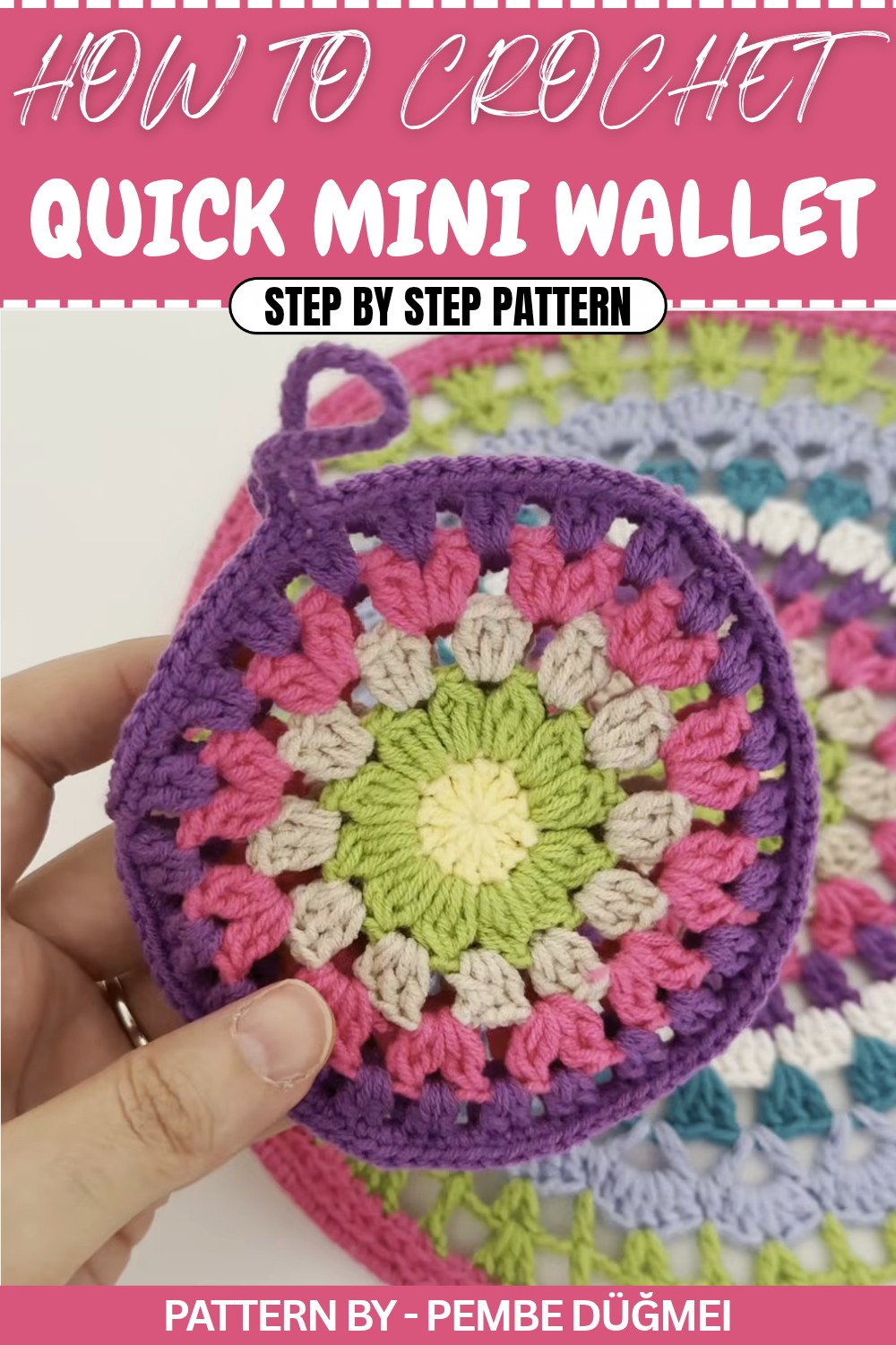 Free Quick Crochet Mini Wallet Pattern