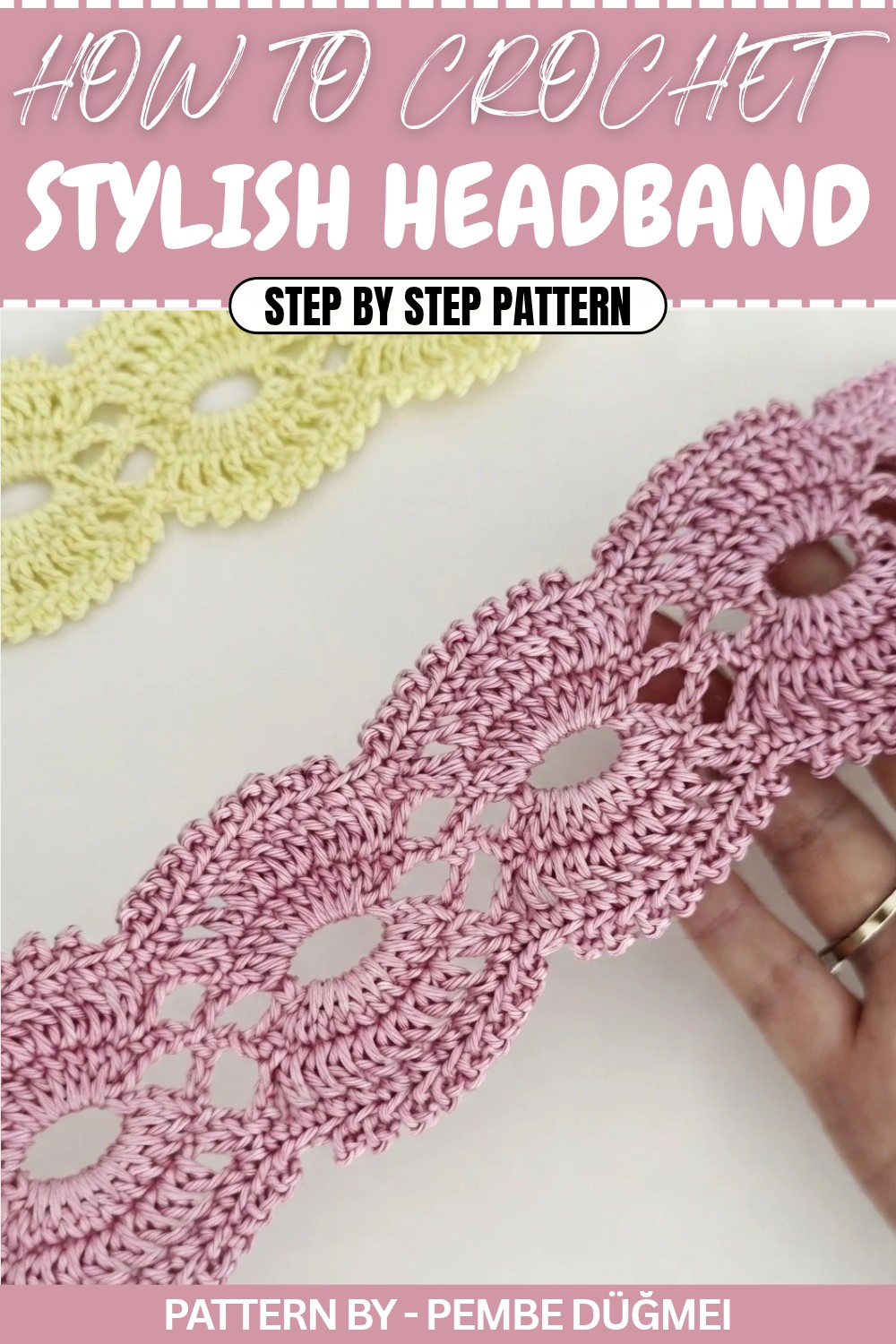 Free Stylish Crochet Headband Pattern