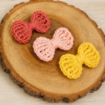 Handmade Crochet Bow Pattern 6