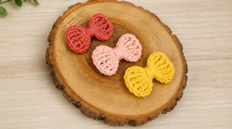 Handmade Crochet Bow Pattern 6