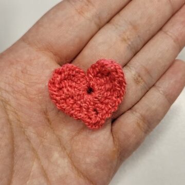 Handmade Crochet Heart Pattern 5