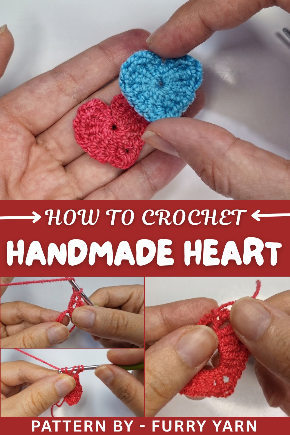 Handmade Crochet Heart Pattern