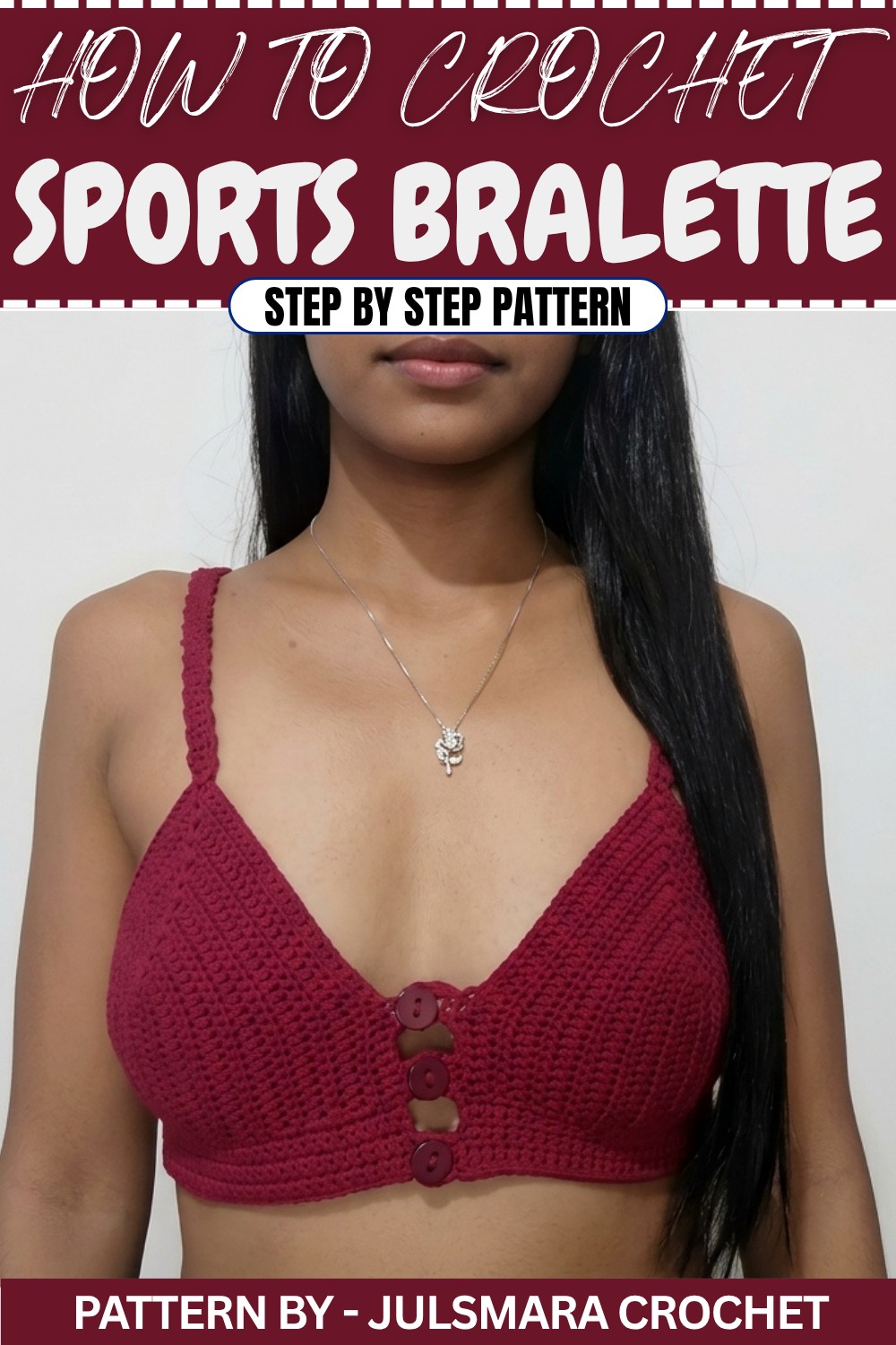 Handmade Sports Bralette Crochet Free Pattern with Easy Steps (1)