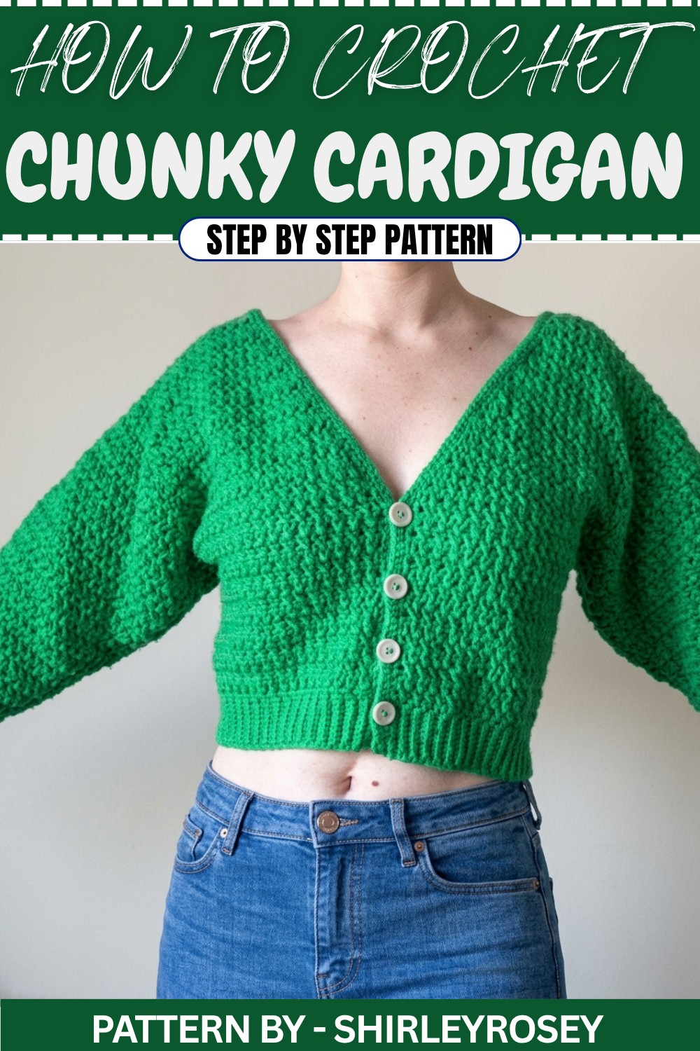 How to Crochet Free Chunky Cardigan (1)