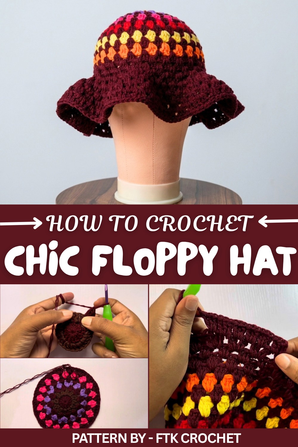 How to Crochet a Floppy Hat (1)