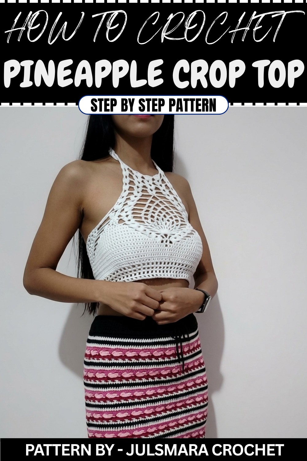 How to Crochet a Pineapple Crop Top (1)