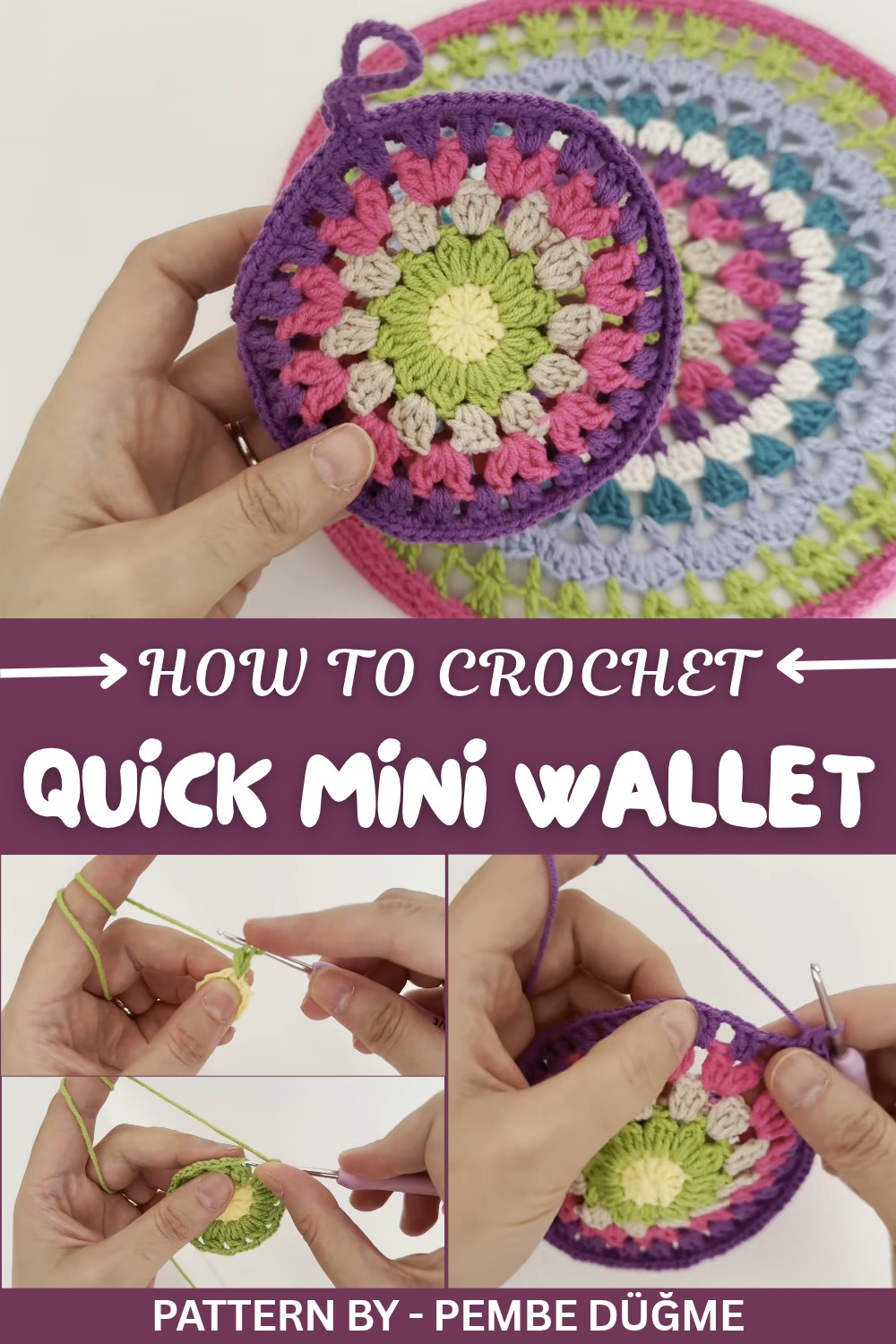 Quick Crochet Mini Wallet Pattern