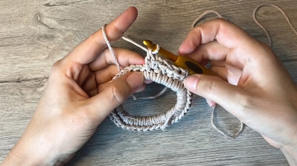 Quick Crochet Towel Holder Pattern 3