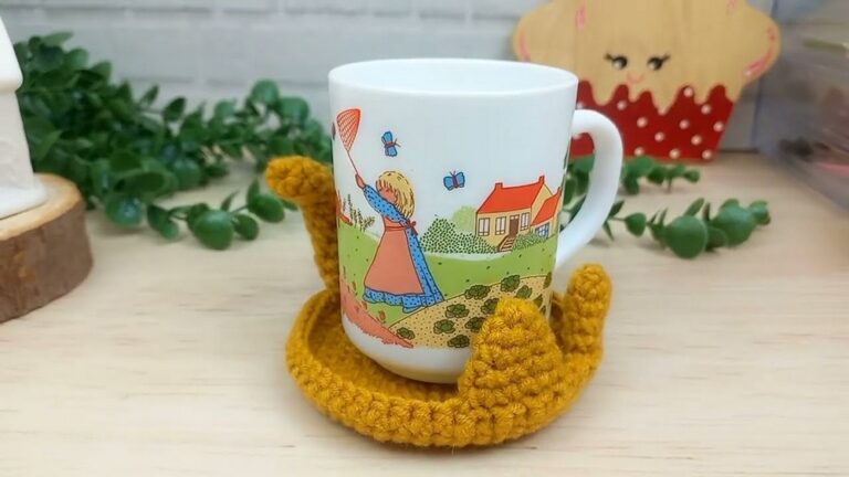 Super Crochet Cat Coaster Pattern 7