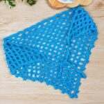 Super Easy Crochet Mesh Bandana Pattern 7