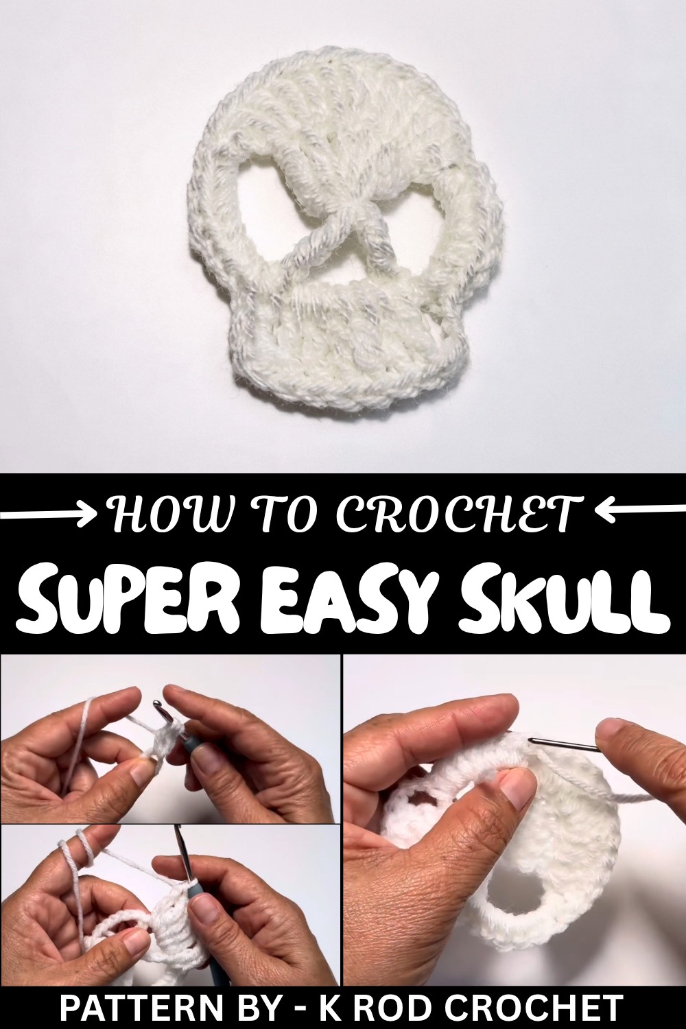 Super Easy Crochet Skull Pattern