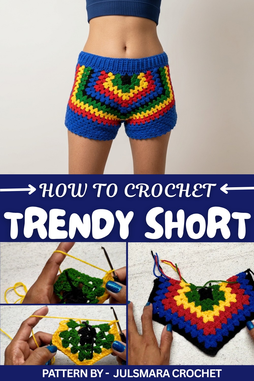 Trendy Crochet Shorts with Free Pattern
