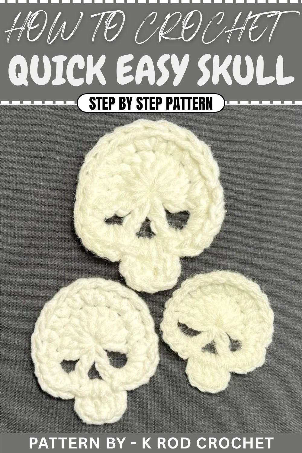 quick Easy Crochet Skull Pattern