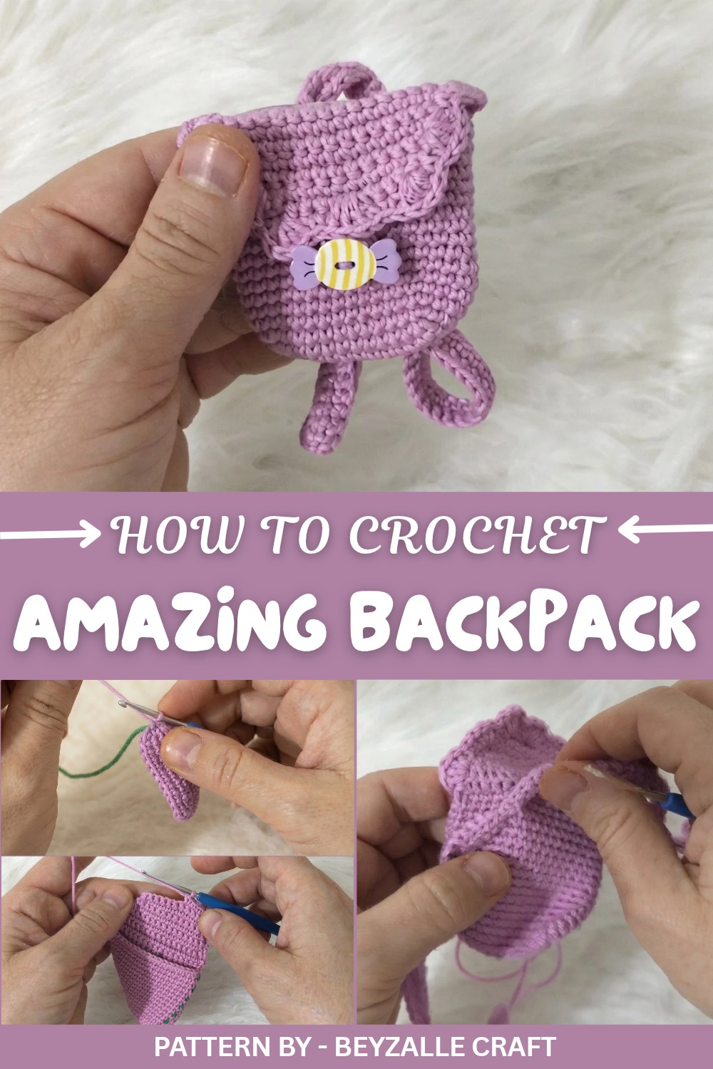Amazing Crochet Backpack Pattern