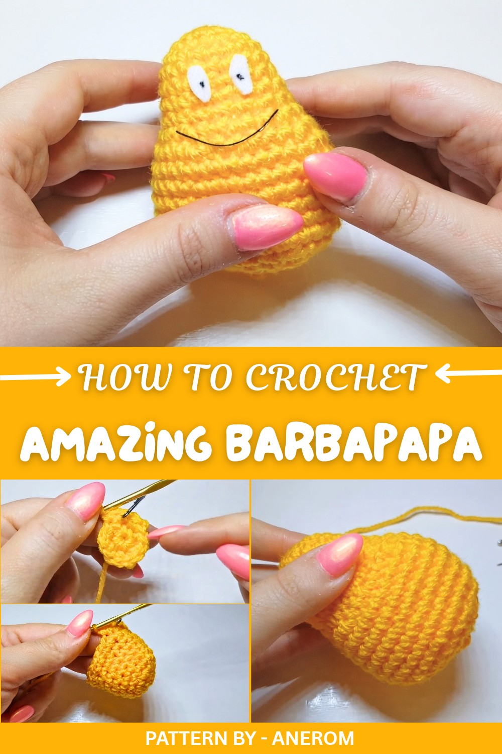 Amazing Crochet Barbapapa Pattern