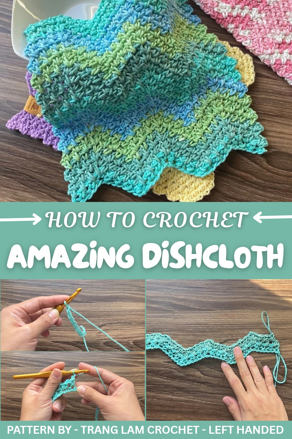 Amazing Crochet Dishcloth Pattern