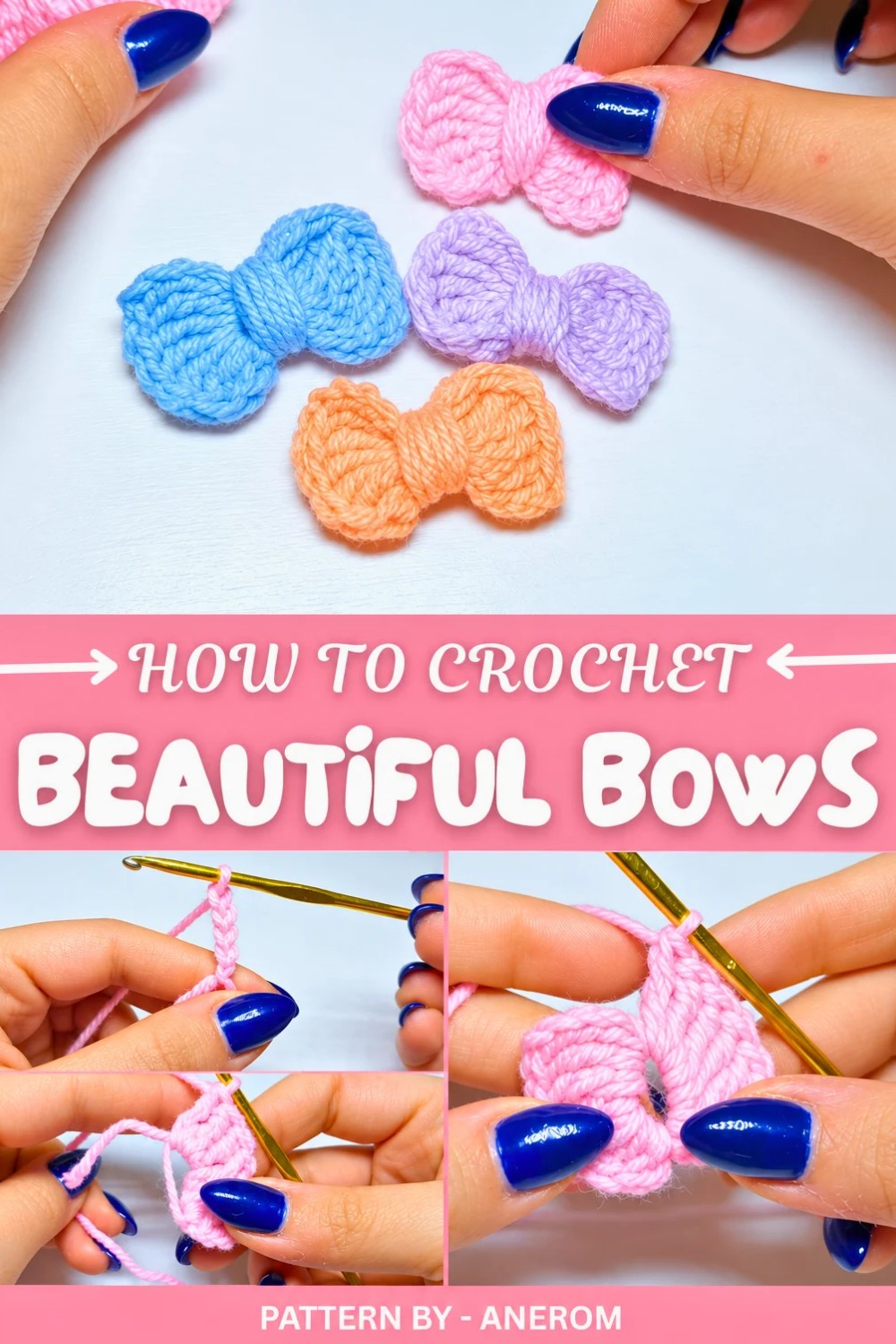 Beautiful Crochet Bows Pattern