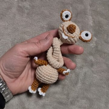 Crochet Amigurumi Ice Age Sid Pattern 7