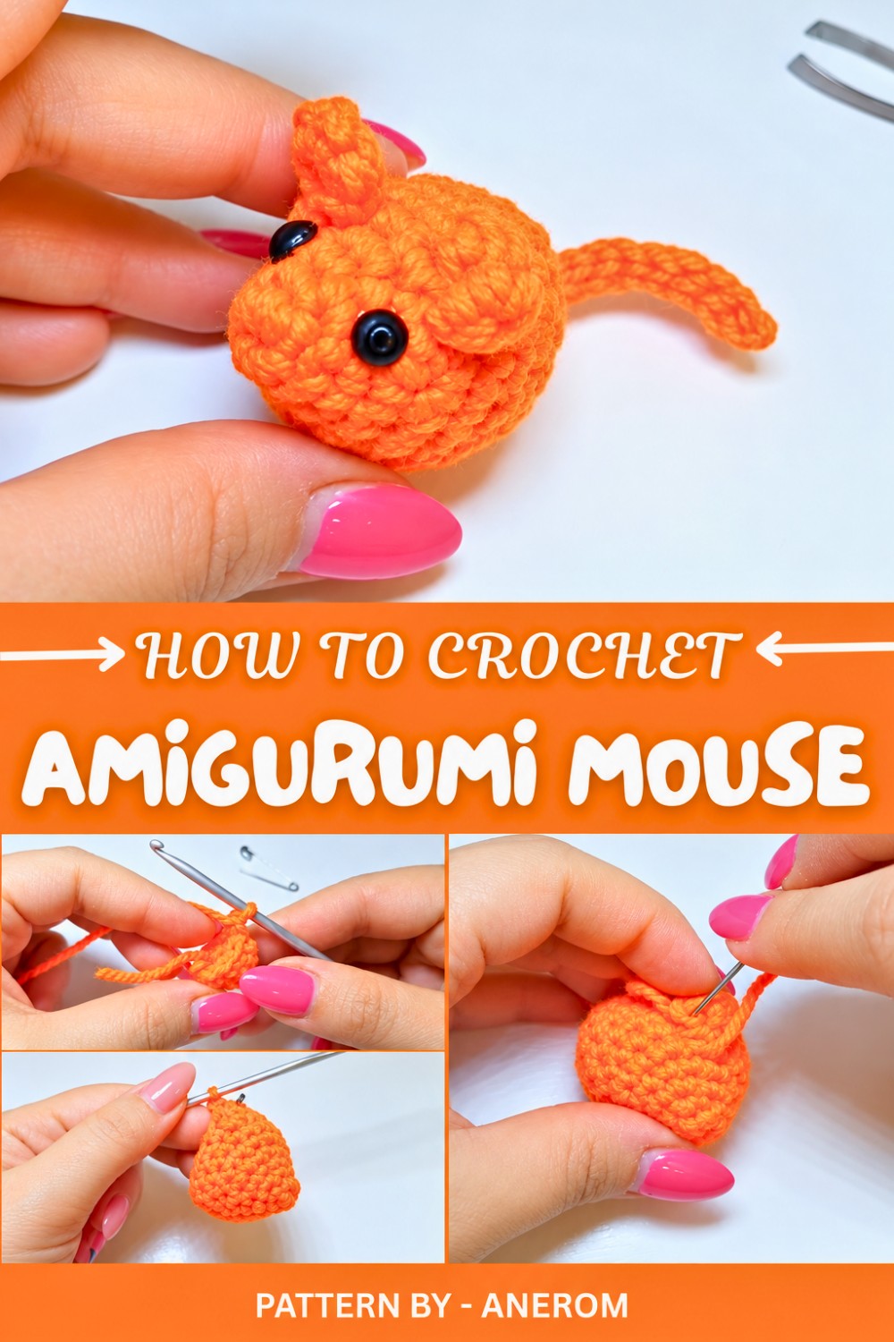Crochet Amigurumi Mouse Pattern