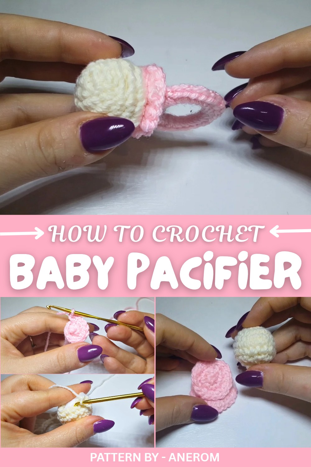 Crochet Baby Pacifier Pattern