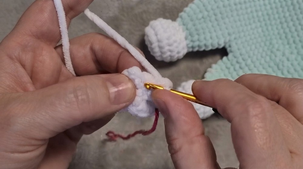 Crochet Bunny Security Blanket Pattern 1